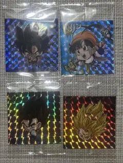 ドラゴンボール 超戦士シールウエハース GR 4枚セット