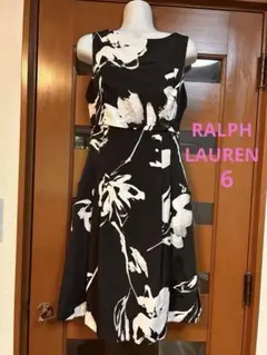 ラルフローレン　ワンピース　黒　サイズ6