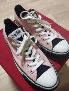 コンバース　オールスター　26.5cm　黒　ピンク　レアカラー