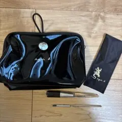 アニエスベー　化粧ポーチ、化粧筆セット