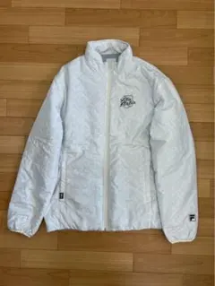Fila ホワイト ジャケット ロゴ入り