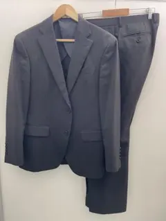 土日限定価格SUIT SELECT グレー ストライプスーツ 上下セット　ab5