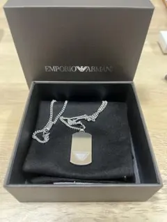 【最終価格】EMPORIO ARMANI メンズ ネックレス シルバーのサムネイル