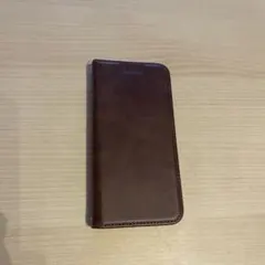 iPhone15プロ用 手帳型ケース ブラウン