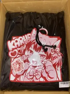 赤見かるび　新衣装フーディー / BLACK　XL 赤身かるび 新衣装フーディー BLACK Lサイズ - メルカリ