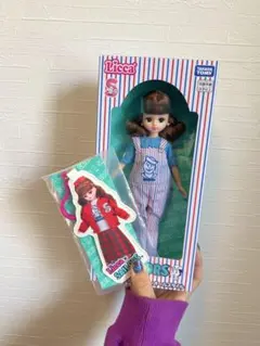 リカちゃん くじ 03 オーバーオールスタイル 新品 ダイカットキーチェーン