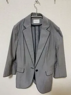 スーツカンパニー　グレー テーラードジャケット スカートセット