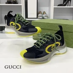 GUCCIラン（Gucci Run）テクニカル ニット スニーカー - メルカリ