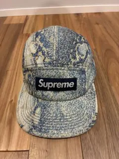 Supreme 25ss Denim Camp Cap Bleached - メルカリ