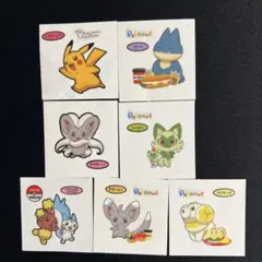 ポケモン　シール　7枚セット　ピカチュウなど