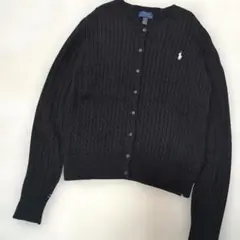 POLO RALPH LAUREN ケーブルニット カーディガン M〜Ｌ相当