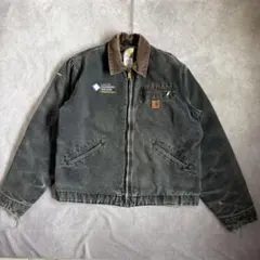 90s カーハート デトロイトジャケット USA製 J97 BLK 鬼フェード