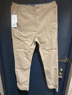 beams モールスキンストレッチテーパードパンツ