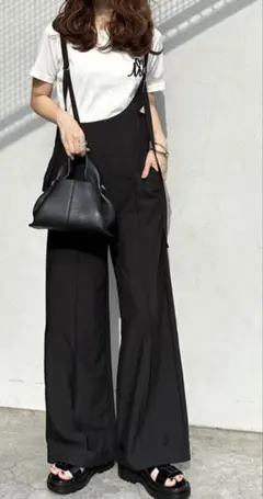 【GRL】サロペットブラックMサイズ