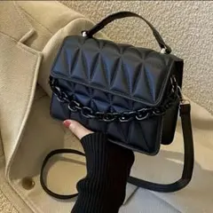 人気　キルティングショルダーバッグ　お洒落　パーティー　上品