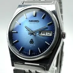 1978年製【稼働品】SEIKO TYPE II 腕時計 ブルー文字盤 新品電池