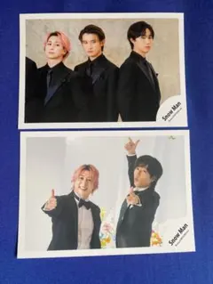 SnowMan 佐久間大介 向井康二 阿部亮平 公式写真 ベストアルバムオフショ