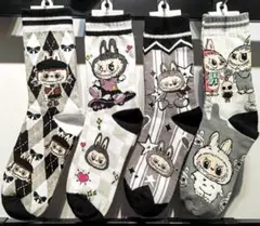 新品♡ラブブ♡キャラクター ソックス♡靴下4足セット