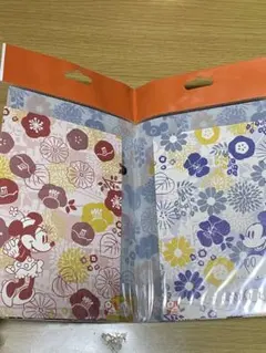 ディズニーランド　ポストカード２枚　クリアファイル　セット　和柄　ハガキ　日本