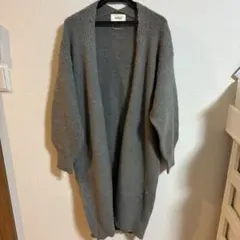 snidel グレー ロングカーディガン 長袖
