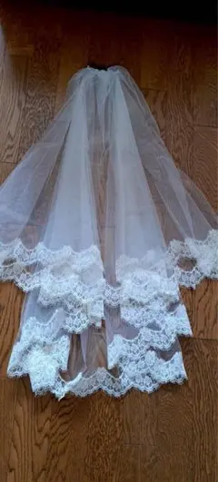 ウェディングベール チュール