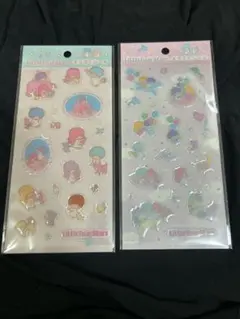 キラぷくシールリトルツインスターズ シール