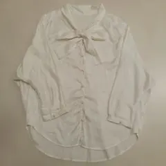 ボウタイブラウス ホワイト