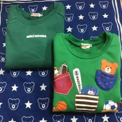 ミキハウス ホットビスケッツ  トレーナーセット