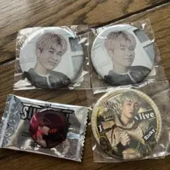 奥田力也実写缶バッチセット