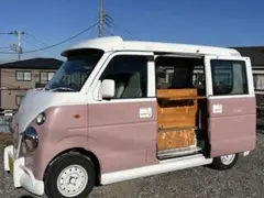 車検R9.8/26 ダイハツ ハイゼットカーゴ ワーゲンバス仕様 軽バン AT