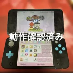 뉴 닌텐도 2DS LL 블랙 x 터콰이즈 본체