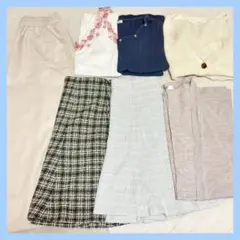 【美品多数】レディース服7点まとめ売りハニーズ&アベイル春夏秋冬プチプラブルベ夏