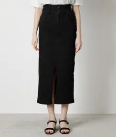 AZUL ブラックハイウエストタイトスカート