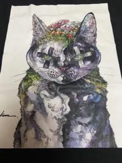 TOP4 in TOKYO DOME レトルト　ネコルトビッグTシャツ(黒)