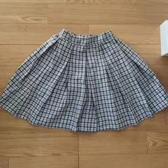 mezzo piano junior チェック柄スカート Lサイズ