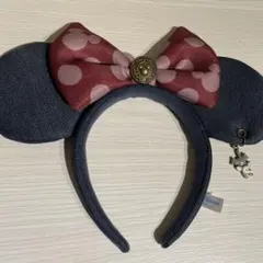 ディズニー ミニー　ウエスタン　カチューシャ デニム