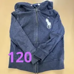 ラルフローレン　フードパーカー　120 ネイビー　正規品