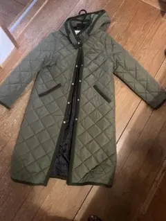 BEAMS HEART キルティングロングコート S