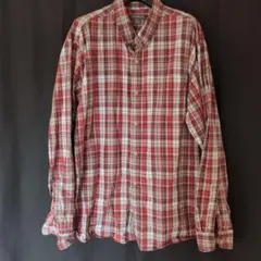 ⭐美品　エディーバウアー　XL⭐長袖チェックシャツ