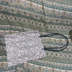 オペークドットクリップ　トートバッグ