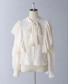 one after another NICE CLAUP 前後2wayブラウス