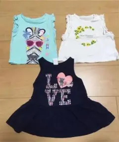 女の子 トップス ワンピース 3枚セット