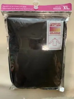 HEATTECH タートルネック長袖Tシャツ XL ブラック