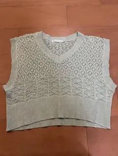 ナイスクラップ　ベスト　ミントグリーン　フリーサイズ