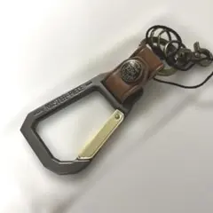 マスターピース　MASTER-PIECE カラビナ型キーホルダー　キャメルのサムネイル