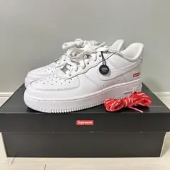 新品＊未使用 ナイキ エアフォース1×シュプリーム ホワイト 24cm