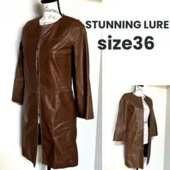 STUNNING LURE スタニングルアー レザー ロング コート