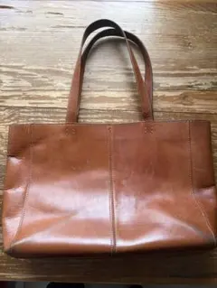 土屋鞄　本革 レザー トートバッグ ブラウンのサムネイル