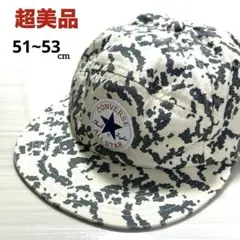 【　超美品　】　コンバース　オールスター　キッズ　迷彩　総柄　キャップ　帽子