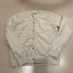 beams heart ニットカーディガン アイボリー